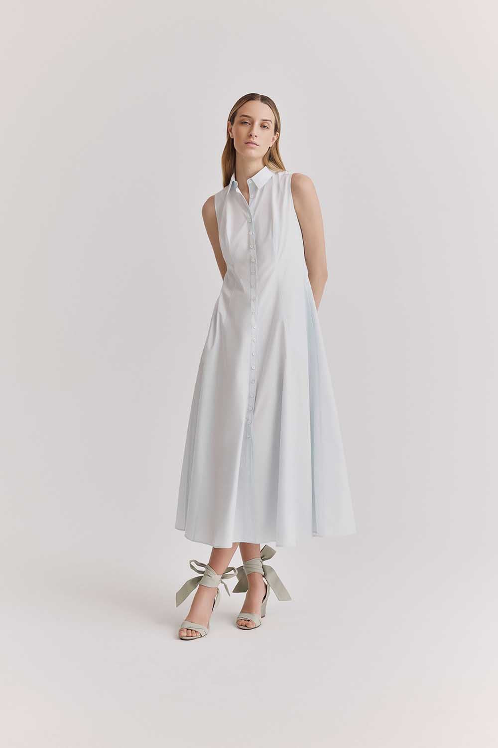 Cotton Panel Dress