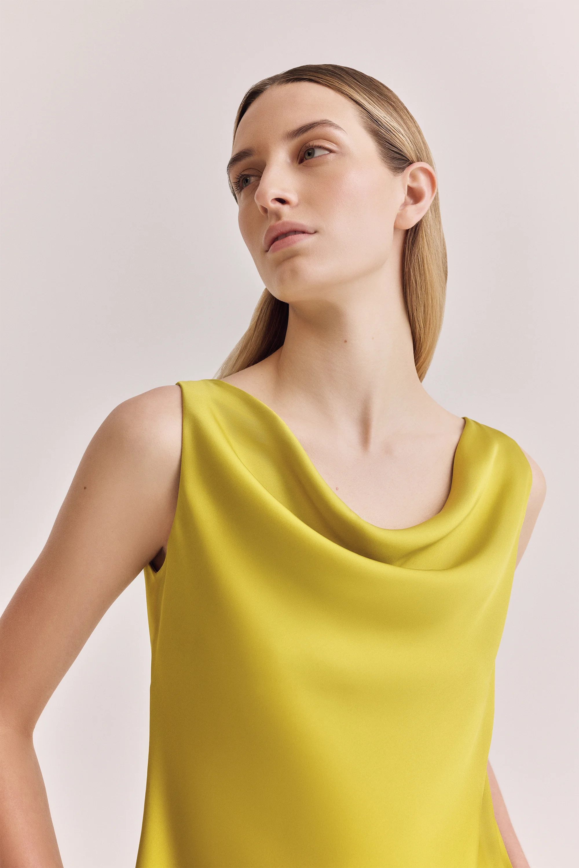 トップス DRAPE SATIN CAMISOLE TOPS Camisole Tops Womens Soft Silk Satin Tank Top Spaghetti