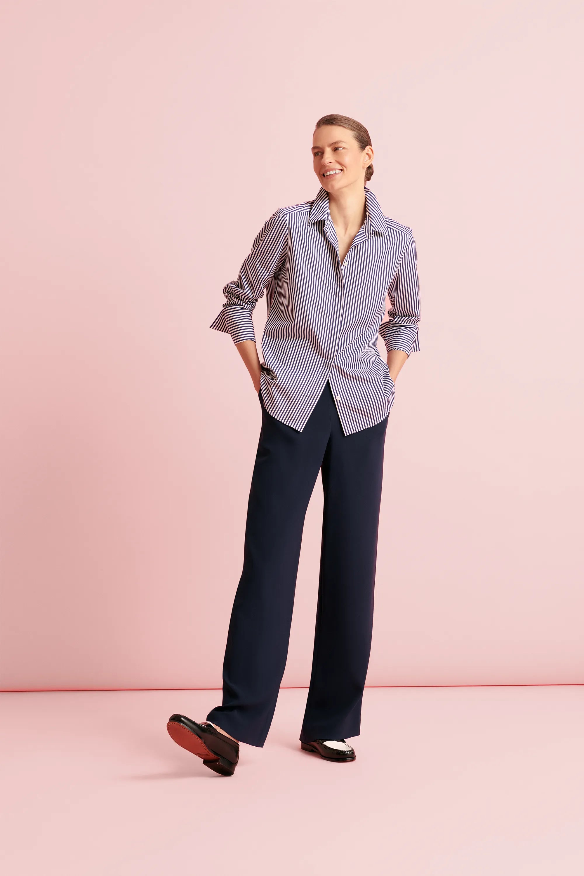 #color_navy stripe
