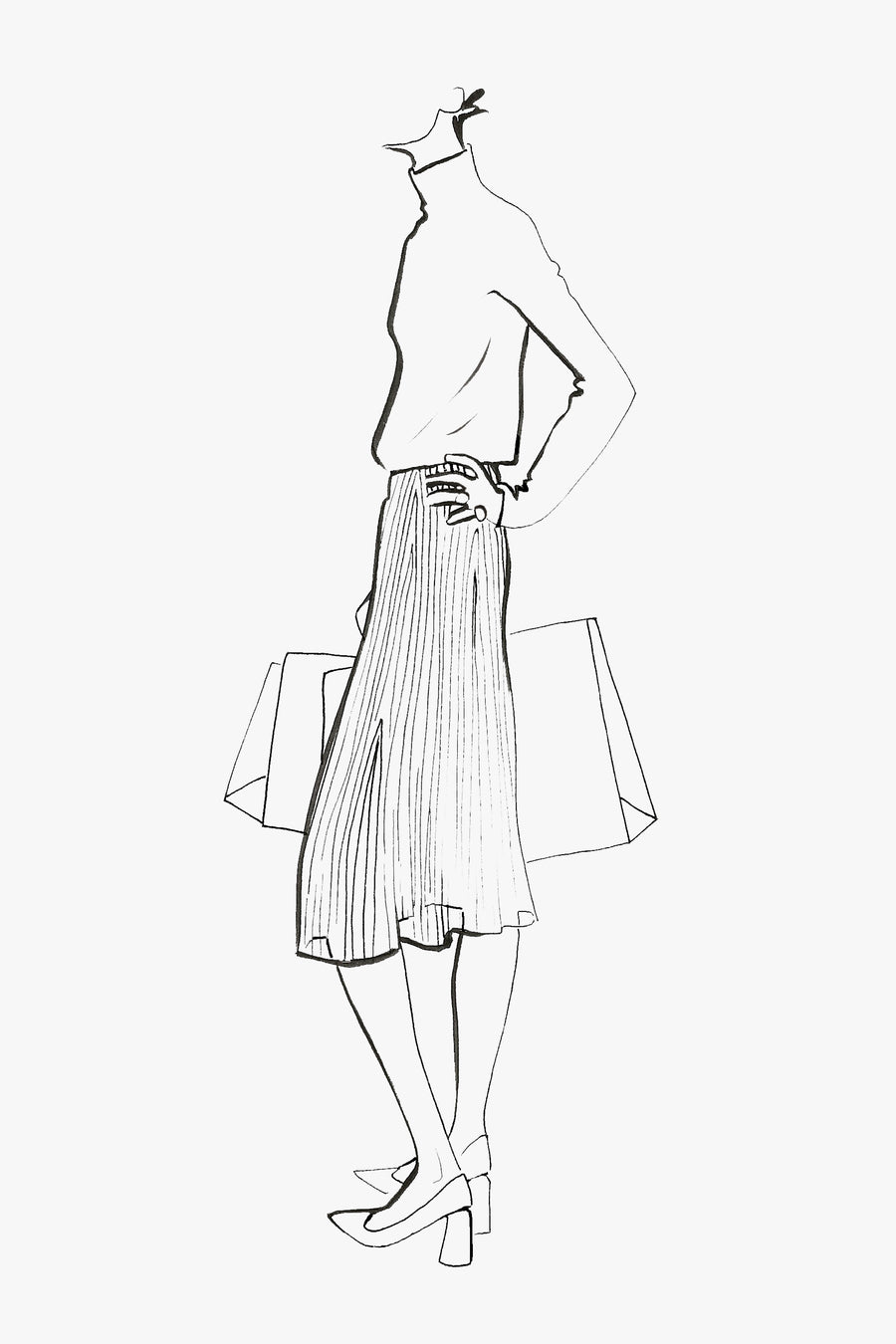 Knit Skirt N°8