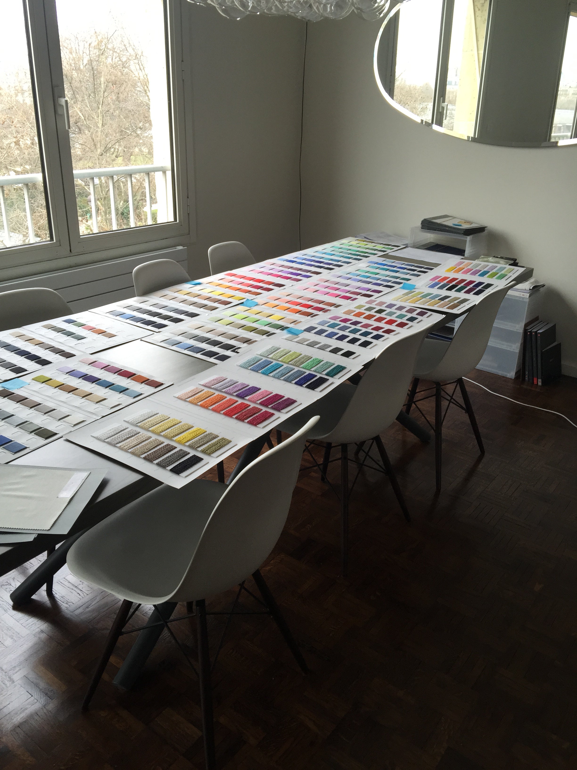 Fabric Color Swatches 