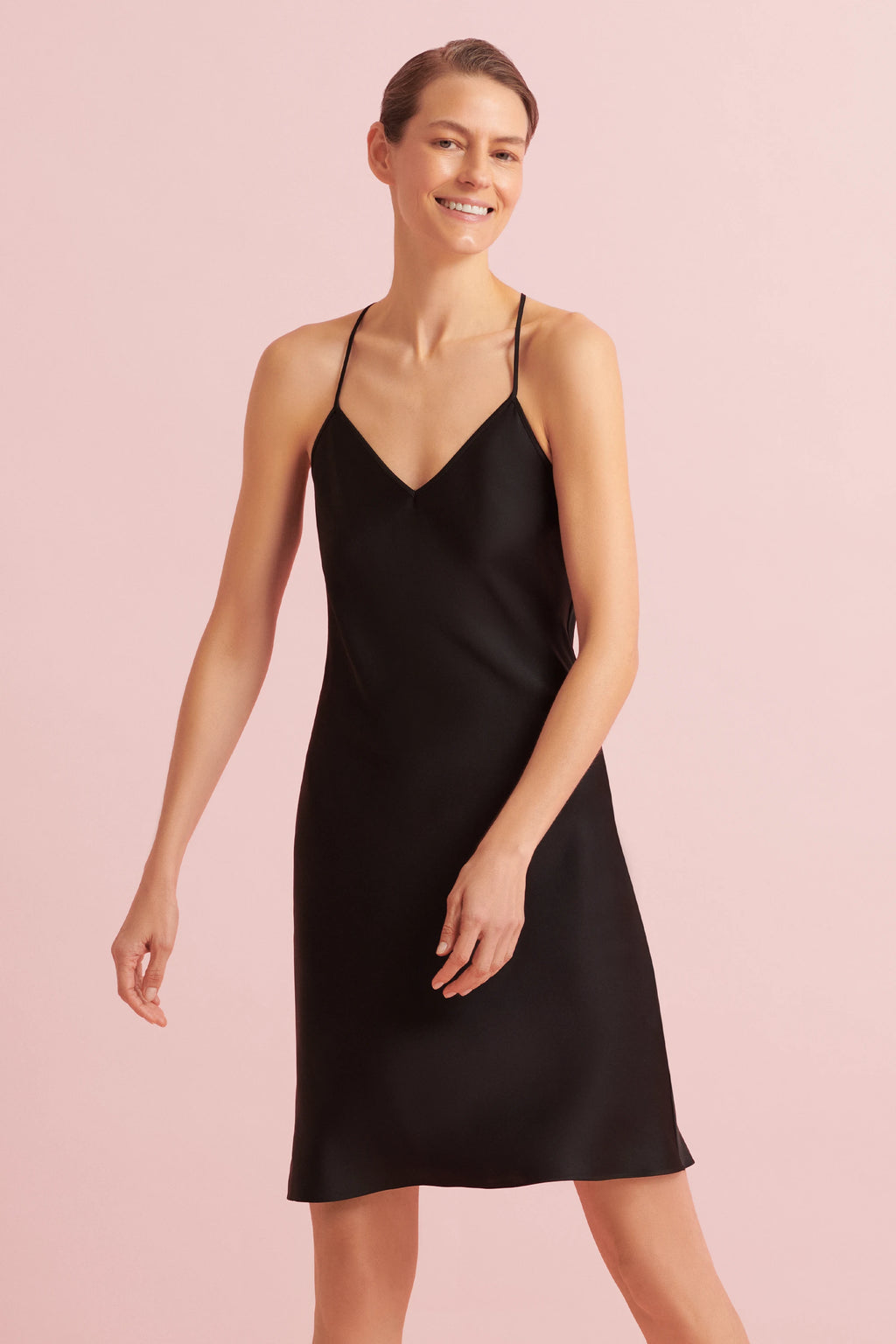 ★ SALON DE YOHN ★BASIC PIQUE SLIP DRESS Basic Pique Slip Dress_ Gray - SALON DE YOHN