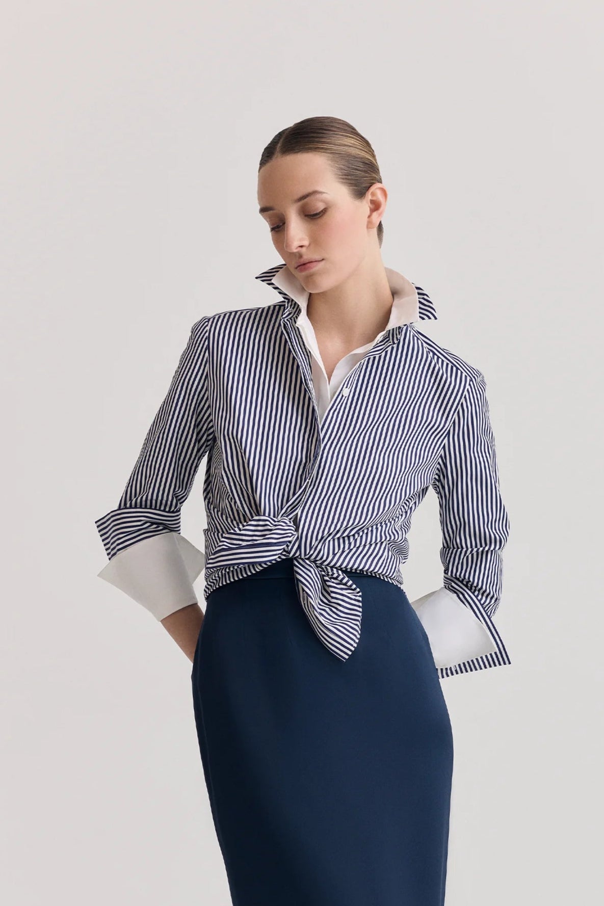 #color_navy stripe