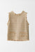 Holiday Tweed Classic Shell Top - gold - front