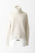 XL / Dusty White / Cashmere pullover, Turtle Neck drop shoulder long sleeve