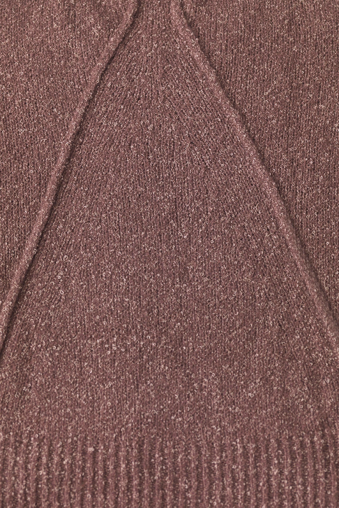 Cashmere and Silk Blend Pullover with Crewneck  - hibiscus - fabric
