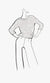 Cashmere and Silk Blend Pullover with 3/4 Sleeves and Boatneck - sketch
