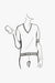 Wool and Silk Blend Pullover with Short Sleeves and V-Neck - sketch