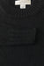 S / Black / Silk boxy pullover, Crew neck drop shoulder