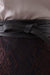 Narrow Obi Leather Belt - Black (Worn)