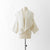 OS / Off White / Cashmere and silk short cardigan, Shawl collar long sleeves
