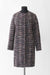 34 / Pink and Black / Tweed, Car Coat