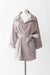 Cashmere Lightweight Trapeze Jacket with Flat Collar