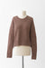 Cashmere and Silk Blend Pullover with Crewneck - Hibiscus