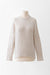 S / Dusty White / Cashmere pullover, Crew Neck drop shoulder Long Sleeve