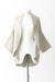OS / White Pepper / Cashmere and silk short cardigan, Shawl collar long sleeves