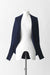Cashmere blend Cacoon Cardigan - Navy (Front)