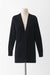 Cashmere Classic French Cardigan - Black (Front)