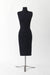 Knit Structured Sleeveless Dress with Crewneck  - black - worn