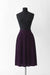 S / Deep Purple / Structured Knit, Flared skirt