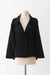 34/36 / Black / Light cashmere, Notch collar vest