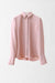 34 / Antique Pink / Silk Cady, Classic chemise