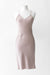 34 / Parme / Silk Slip Dress, Midi