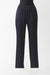 Silk Floor-Length Narrow Loungewear Pant - black - front