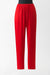 Silk Floor-Length Narrow Loungewear Pant - scarlet red - front