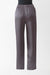 Silk Floor-Length Narrow Loungewear Pant - taupe -back