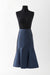 36 / Ocean Blue / Silk taffetas, Asymmetrical tulip skirt