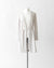 S / Dusty White / Merinos wool and cachmire, Long cardigan open long sleeves