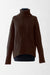 S / Brown / Turtleneck pullover with cable