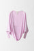 S / Nordic Pink / Merinos wool and cachmire, Cocoon body cardigan long sleeves