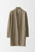 Cashmere Silk Blend Long and Open Cardigan - Heather Ochre (Front)