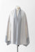 Merinos Wool and Cashmere Two-toned Indoor Cape with Arm Holes - dusty white - front