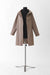 34/36 / Dark Khaki / Silk radzimir, Raglan sleeve jacket long