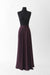 34 / Dark Prune / Silk chiffon, Three layers silk long length