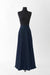 34 / Midnight Blue / Silk chiffon, Three layers silk long length