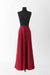34 / Berry Red / Silk chiffon, Three layers silk long length