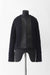 34 / Black / Tweed, Kimono sleeves vest