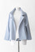 34/36 / Powder Blue / Light cashmere, Notch collar vest