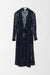 34 / Midnight Blue / Lace, Swing coat