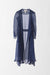 34 / Midnight Blue / Silk organza, Swing coat