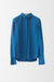 36 / Ocean Blue / Silk Cady, Classic chemise