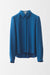 42 / Ocean Blue / Silk Cady, Classic chemise short front