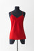 Silk Loungewear Camisole Top - scarlet red - front