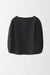 34/36 / Black / Cotton, Popover blouse puffy sleeves