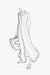Linen Sleeveless Long Shirt Dress - sketch
