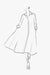 Oversized Cotton Shirt Dress - sketch